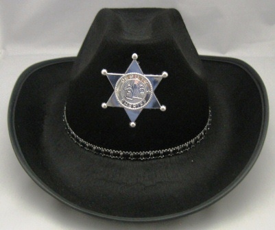 chapeau sherif a-etoile